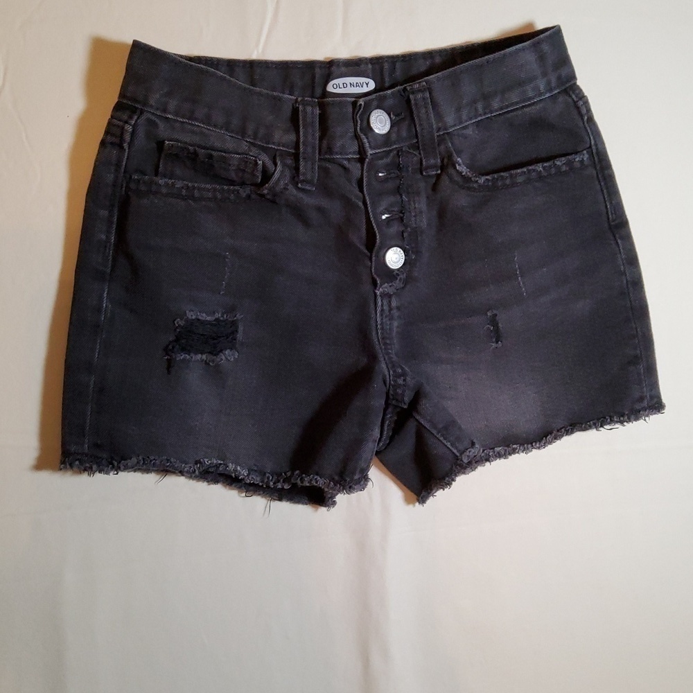 Old Navy Dark Wash Girls Jeans Shorts Size 10